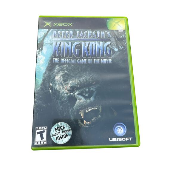 Peter Jackson's King Kong: The Official Game Of The Movie (XBOX, 2005) No Manual - Picture 1 of 5